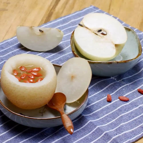 可口的冰糖炖梨的做法