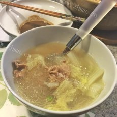 简便的炝锅羊肉汤的做法
