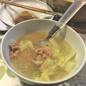 简便的炝锅羊肉汤的做法