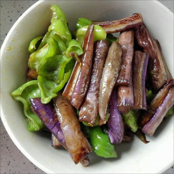 清香青椒肉末茄子