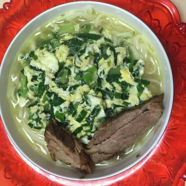 好吃的韭菜鸡蛋汤