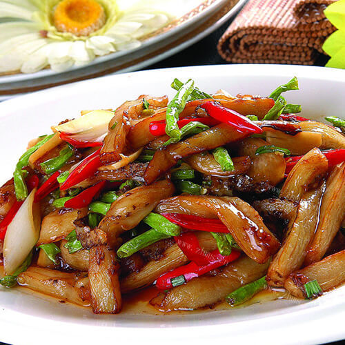美味土鸡炖茄子
