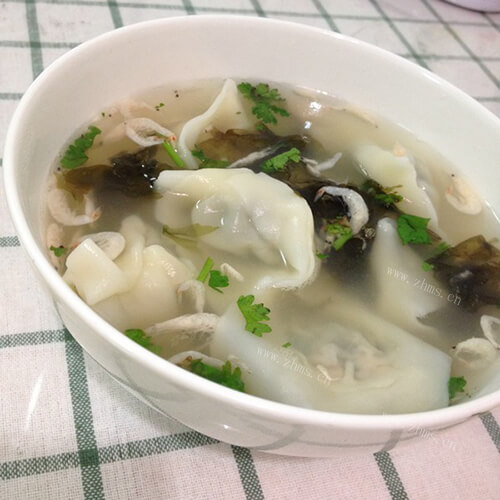 美味白菜猪肉馄饨馅的做法