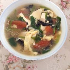 美味豆腐菠菜汤