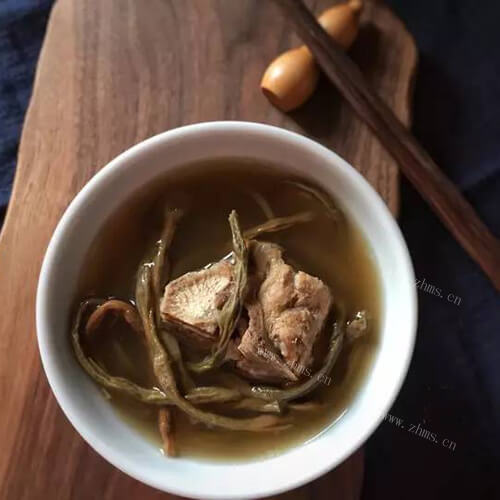 好吃的干豇豆炖排骨