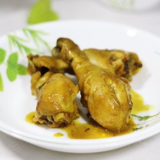 美味的咖喱鸡腿