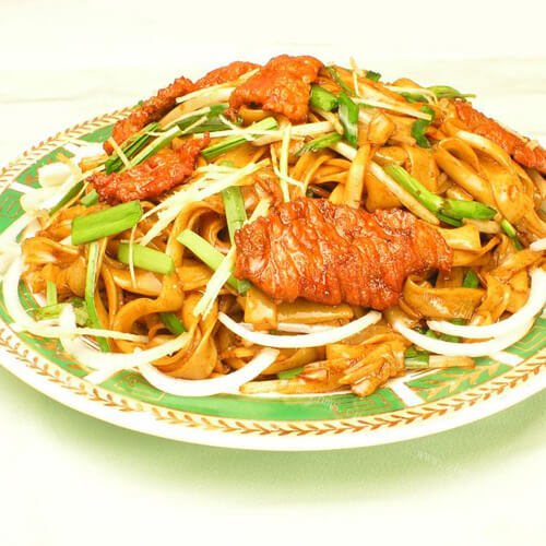 简单的牛肉炒面的做法