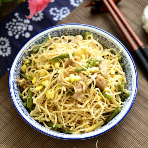 美味蒸面条的做法