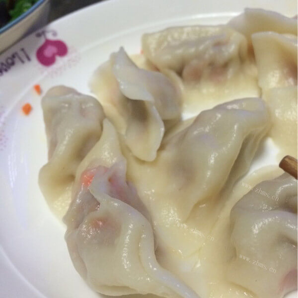 美味的羊肉白萝卜饺子
