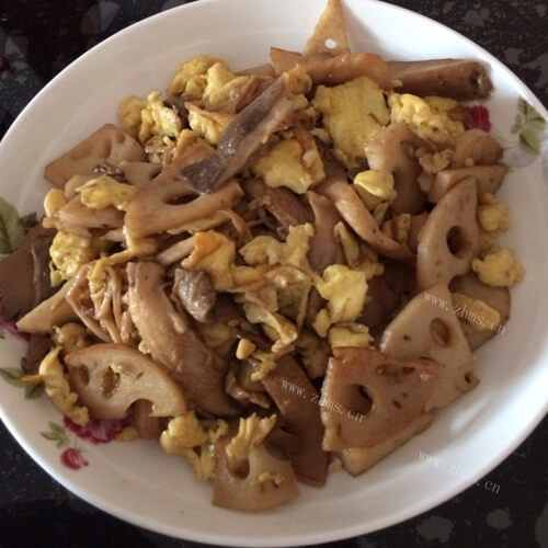 好吃的藕炒鸡蛋