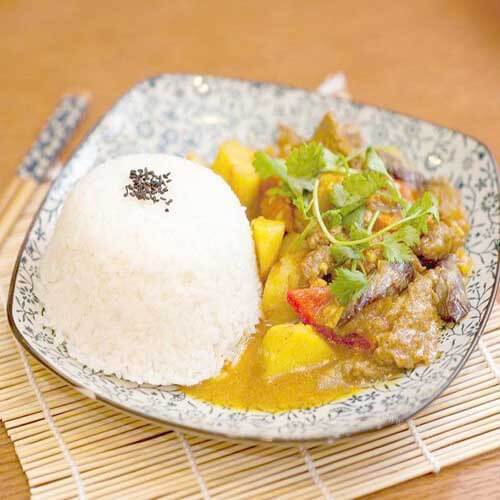美味的土豆牛肉饭