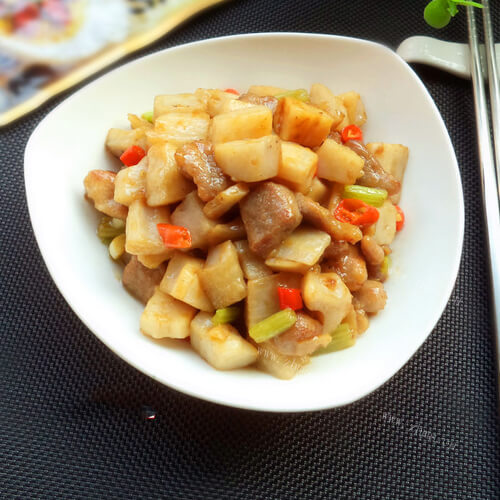 好吃的牛肉藕丁