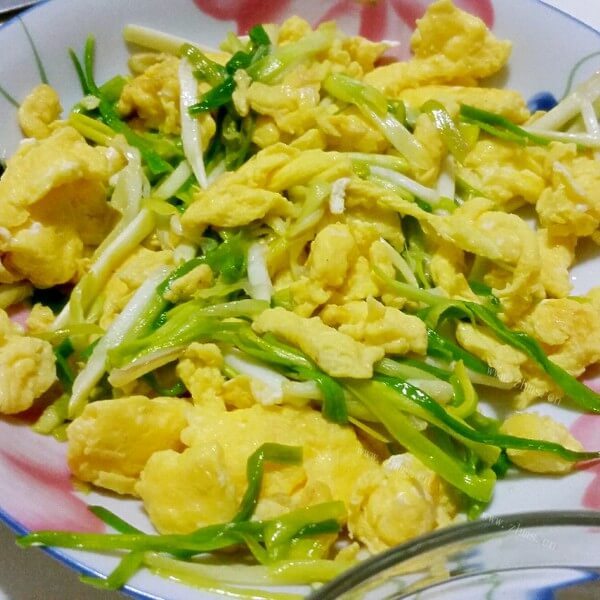 最喜欢吃鸡蛋炒蒜苗