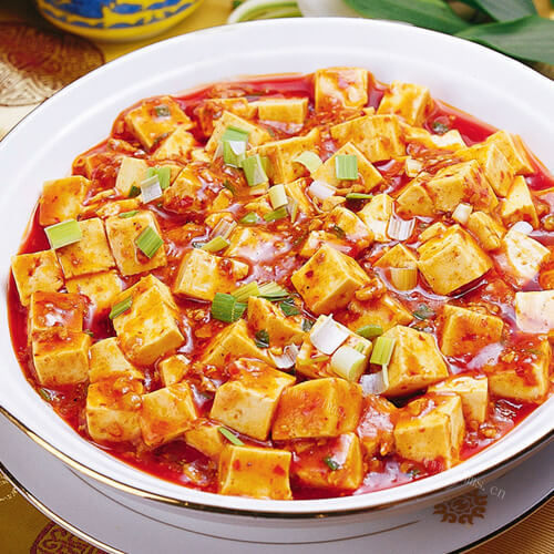 诱人的正宗麻婆豆腐