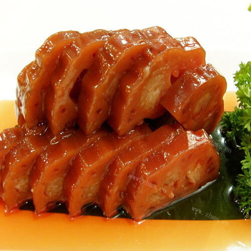 美味的糖醋香藕