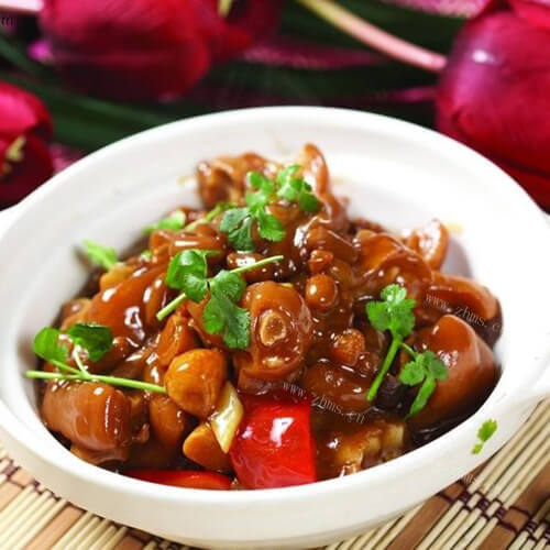 美味的花生猪手的做法