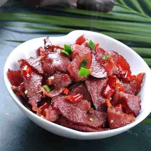 美味可口的腊牛肉的做法