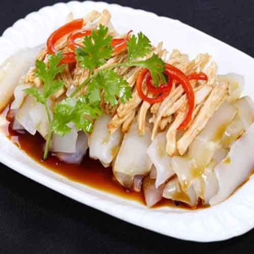 美味的鸡丝拉皮的做法