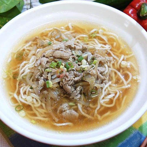 美味的榨菜肉丝面的做法