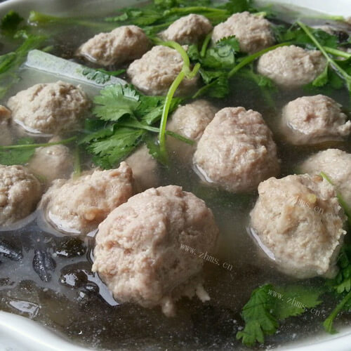 好吃的猪肉汆丸子的做法