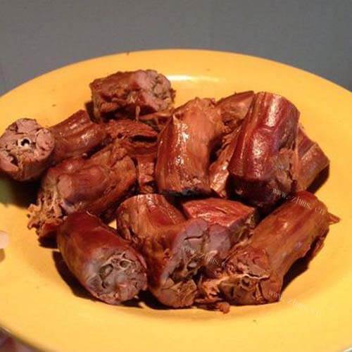 美味的麻辣鸭脖子