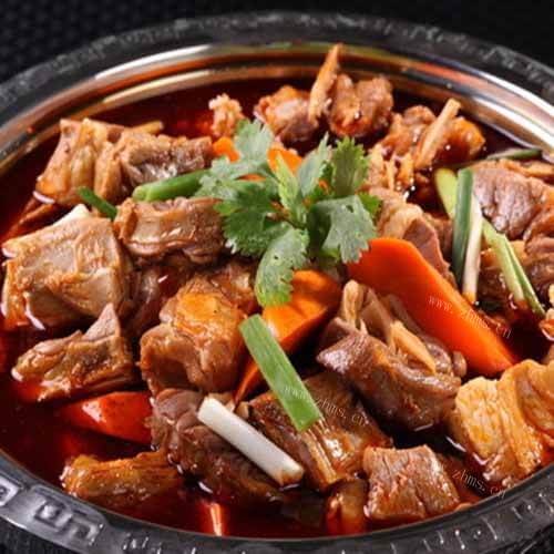 美味的火锅羊肉的做法