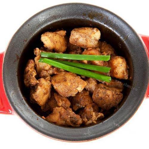 美味的鸡肉火锅
