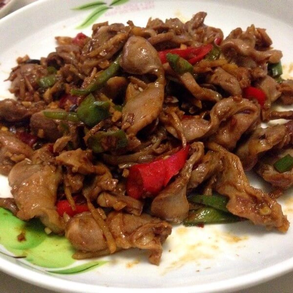 美味的榨菜鸡胗