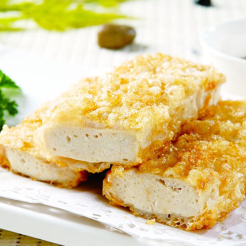 美味的锅贴豆腐
