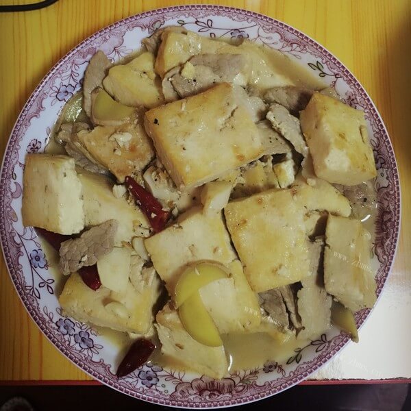 美味瘦肉焖豆腐