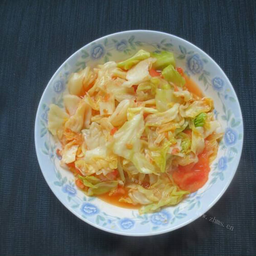 美味的大头菜炒柿子
