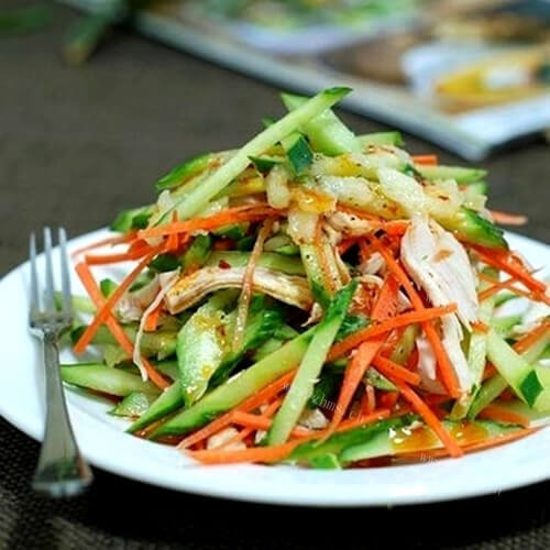 美味的双椒鸡丝