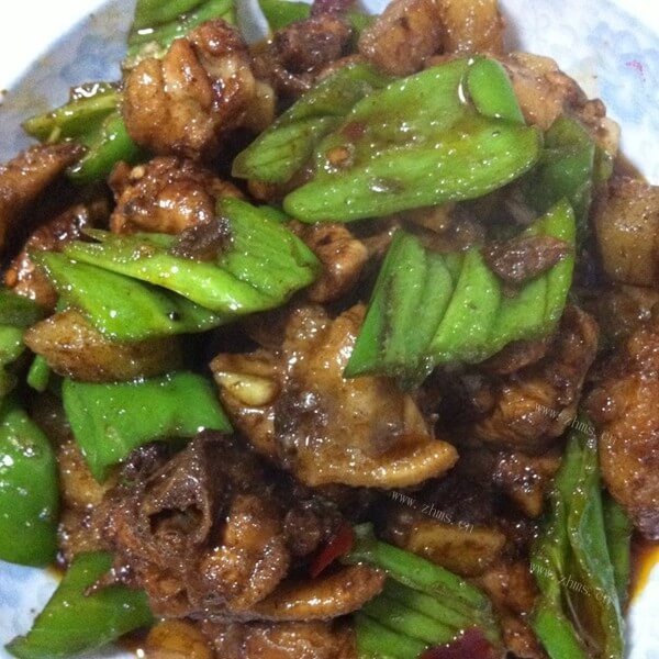 简单的青椒鸡翅