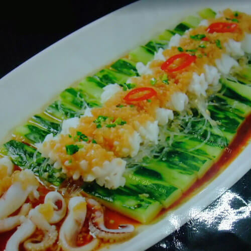 美味蒸鱿鱼干