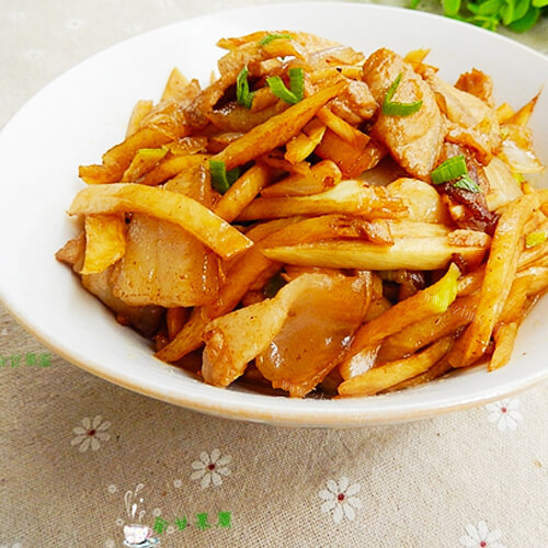 好吃的水笋炒肉