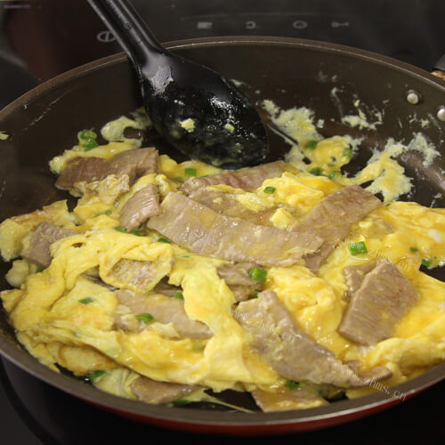 鲜嫩的滑蛋牛肉做法