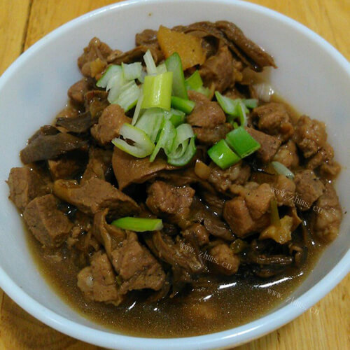 美味的羊肉臊子的做法