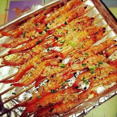 自制烤虾
