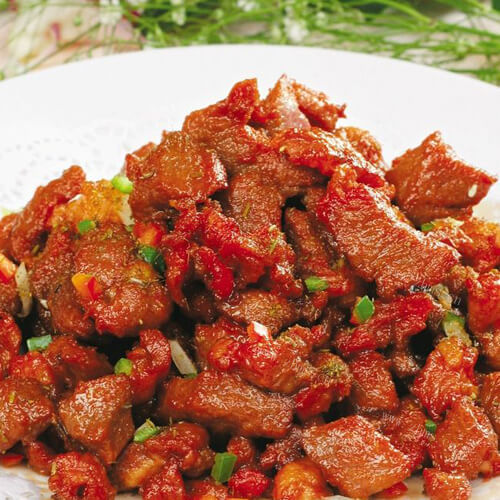 美味孜然羊肉粒的做法