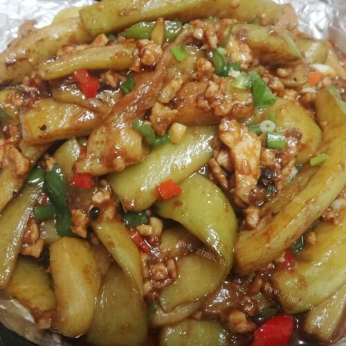 可口肉末茄子做法