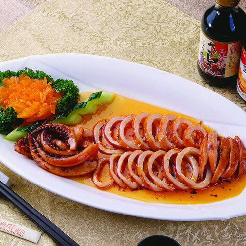 美味蒸鱿鱼干