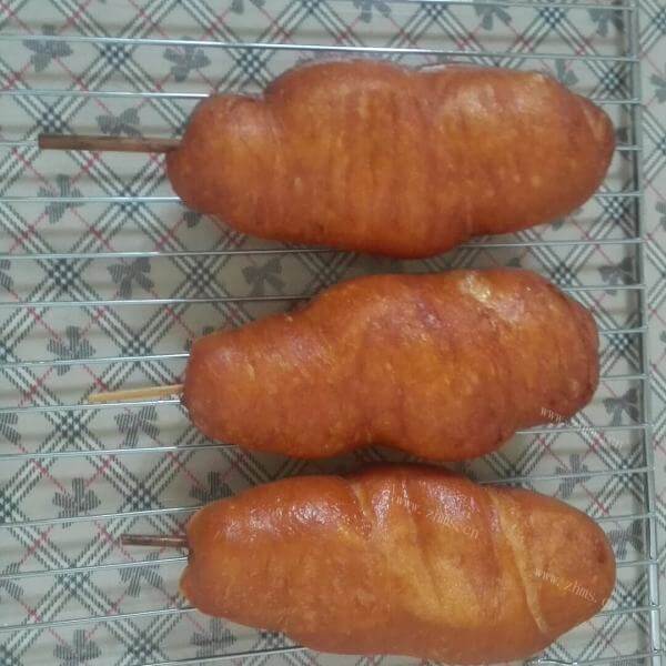 美味的鸡腿面包
