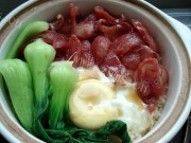 美味的广是腊肠煲仔饭 做法图解7)