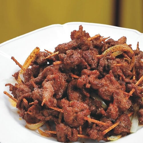 牛肉牙签肉的做法