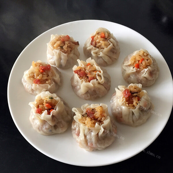 简易版的糯米烧卖