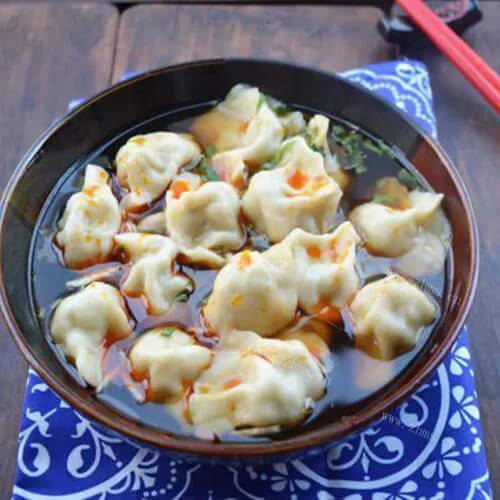 营养胡萝卜豆腐水饺