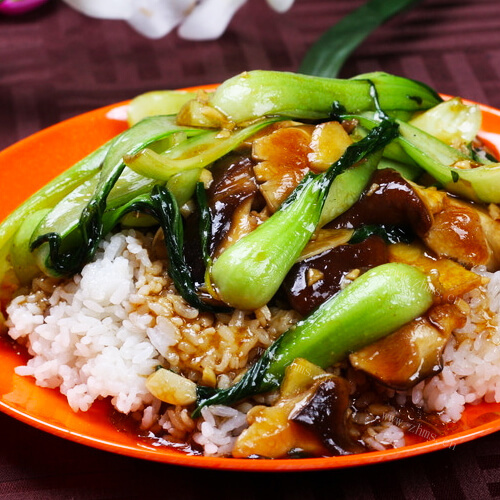 美味的香菇油菜的做法