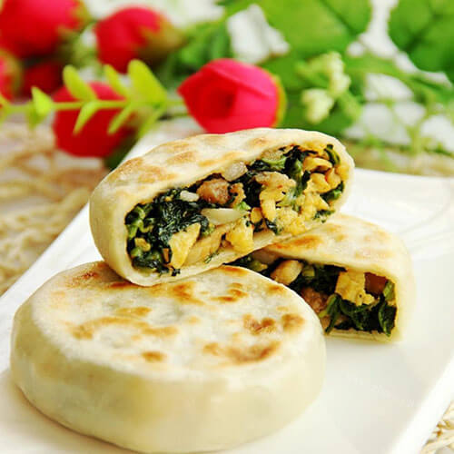 家常鸡蛋韭菜馅饼的做法