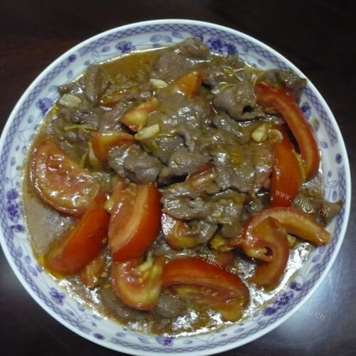 家常西红柿牛肉的做法 