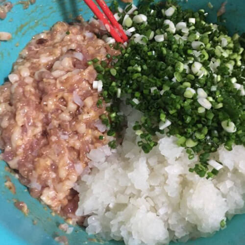 美味的羊肉白萝卜饺子馅的做法